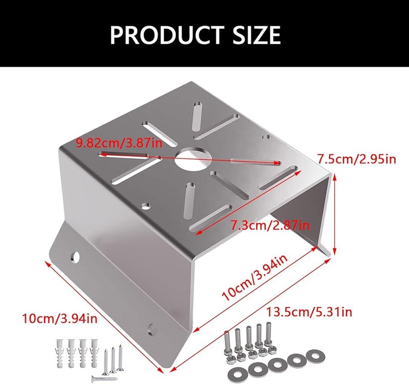 Heavy Duty Outdoor Camera Corner Mount Bracket Holder for Surveillance Equipment - Image 5